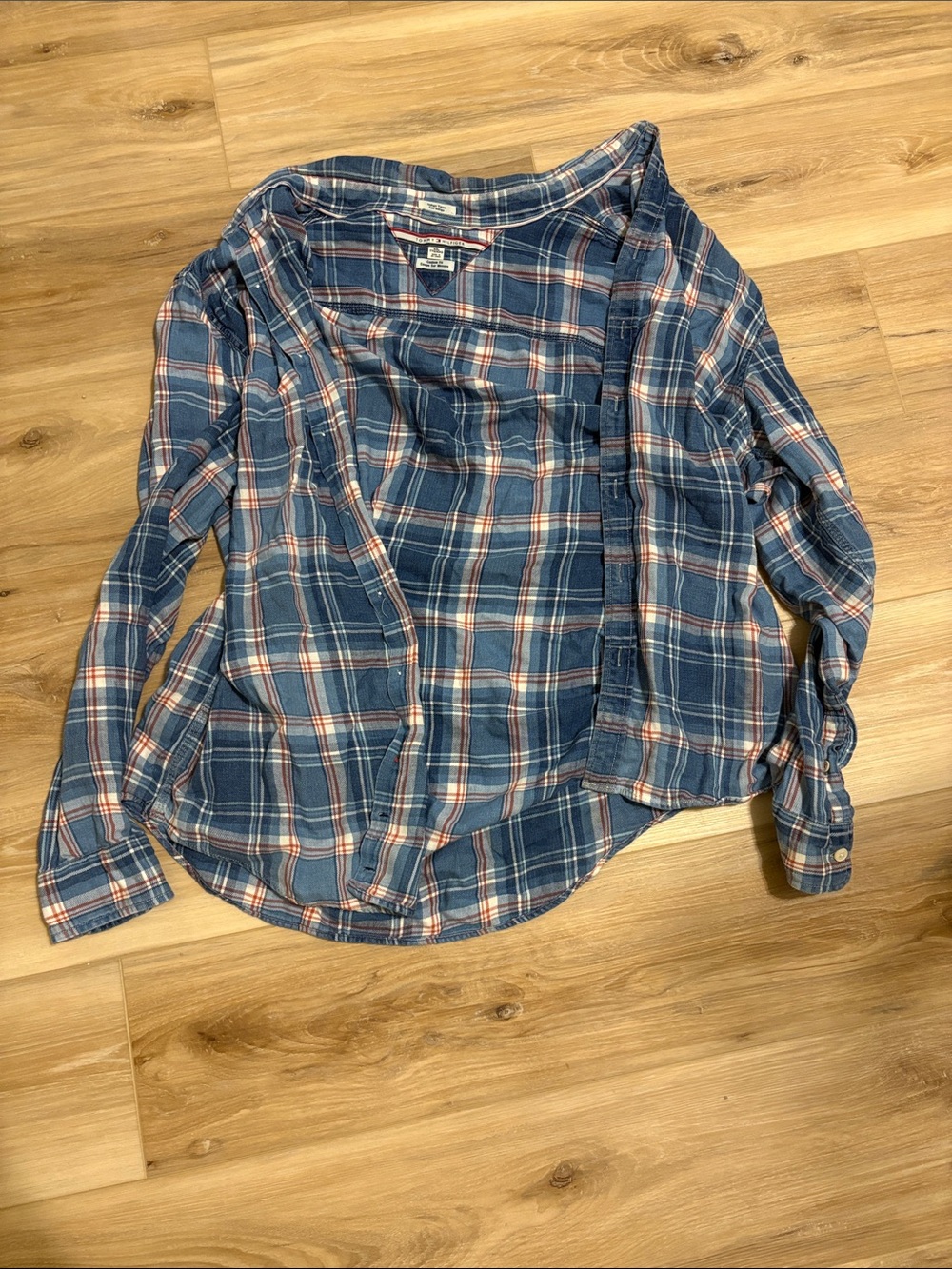 Tommy Hilfiger Denim 85 Plaid Button Up Shirt